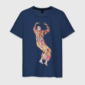 Мужская футболка хлопок с принтом Fraulein Beer Egon Schiele в Петрозаводске, 100% хлопок | прямой крой, круглый вырез горловины, длина до линии бедер, слегка спущенное плечо. | 