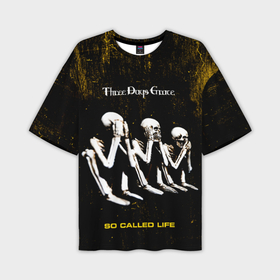 Мужская футболка OVERSIZE 3D с принтом So Called Life   Three Days Grace в Санкт-Петербурге,  |  | 