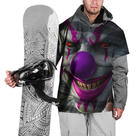 Накидка на куртку 3D с принтом Free Fire   Клоун в Кировске, 100% полиэстер |  | Тематика изображения на принте: 
