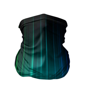 Бандана-труба 3D с принтом Радужные неоновые свечения в Тюмени, 100% полиэстер, ткань с особыми свойствами — Activecool | плотность 150‒180 г/м2; хорошо тянется, но сохраняет форму | Тематика изображения на принте: 