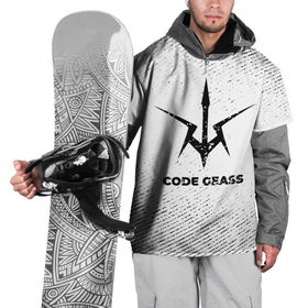 Накидка на куртку 3D с принтом Code Geass с потертостями на светлом фоне в Новосибирске, 100% полиэстер |  | 