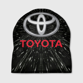 Шапка 3D с принтом Тойота, эмблема, автомобильная тема , 100% полиэстер | универсальный размер, печать по всей поверхности изделия | 