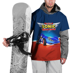 Накидка на куртку 3D с принтом Team Sonic Racing    Ёжик и его точило , 100% полиэстер |  | 
