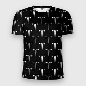 Мужская футболка 3D Slim с принтом Лост арк паттерн в Белгороде, 100% полиэстер с улучшенными характеристиками | приталенный силуэт, круглая горловина, широкие плечи, сужается к линии бедра | 