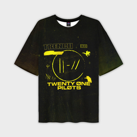 Мужская футболка OVERSIZE 3D с принтом Twenty One Pilots Trench в Курске,  |  | 