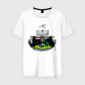 Мужская футболка хлопок с принтом Twenty One Pilots дебютный альбом в Петрозаводске, 100% хлопок | прямой крой, круглый вырез горловины, длина до линии бедер, слегка спущенное плечо. | 