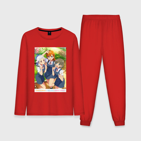 Мужская пижама хлопок (с лонгсливом) с принтом Тисато c Канон и Кэкэ   Живая любовь Суперзвезда в Кировске,  |  | 