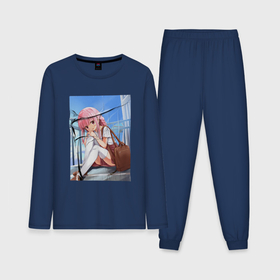 Мужская пижама хлопок (с лонгсливом) с принтом Ироха Тамаки арт   Записи о магии Девочка волшебница Мадока в Тюмени,  |  | 