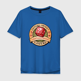 Мужская футболка хлопок Oversize с принтом The Esoteric Order of Gamers в Кировске, 100% хлопок | свободный крой, круглый ворот, “спинка” длиннее передней части | 