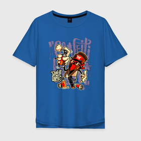Мужская футболка хлопок Oversize с принтом Граффити маркер с баллончиком в Санкт-Петербурге, 100% хлопок | свободный крой, круглый ворот, “спинка” длиннее передней части | 