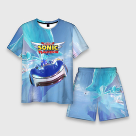 Мужской костюм с шортами 3D с принтом Team Sonic racing   hedgehog   speed в Курске,  |  | 