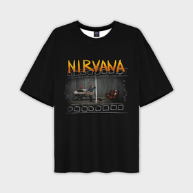 Мужская футболка OVERSIZE 3D с принтом Nirvana отрывок в Белгороде,  |  | 