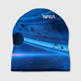 Шапка 3D с принтом Космическое пространство   NASA   Planet в Екатеринбурге, 100% полиэстер | универсальный размер, печать по всей поверхности изделия | 