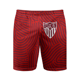 Мужские шорты спортивные с принтом Sevilla отпечатки в Петрозаводске,  |  | 