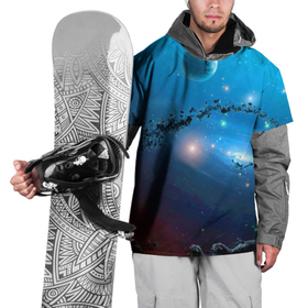 Накидка на куртку 3D с принтом Бесконечное космическое пространство   Nasa в Санкт-Петербурге, 100% полиэстер |  | 