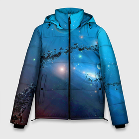 Мужская зимняя куртка 3D с принтом Бесконечное космическое пространство   Nasa в Новосибирске, верх — 100% полиэстер; подкладка — 100% полиэстер; утеплитель — 100% полиэстер | длина ниже бедра, свободный силуэт Оверсайз. Есть воротник-стойка, отстегивающийся капюшон и ветрозащитная планка. 

Боковые карманы с листочкой на кнопках и внутренний карман на молнии. | Тематика изображения на принте: 