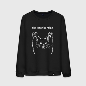 Мужской свитшот хлопок с принтом The Cranberries рок кот , 100% хлопок |  | 