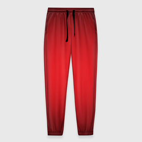 Мужские брюки 3D с принтом Красно черная затемняющая виньетка в Тюмени, 100% полиэстер | манжеты по низу, эластичный пояс регулируется шнурком, по бокам два кармана без застежек, внутренняя часть кармана из мелкой сетки | 