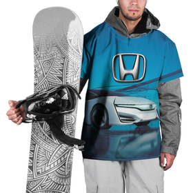 Накидка на куртку 3D с принтом Honda concept   Japan в Тюмени, 100% полиэстер |  | 