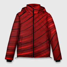 Мужская зимняя куртка 3D с принтом Красно черный металл:волна , верх — 100% полиэстер; подкладка — 100% полиэстер; утеплитель — 100% полиэстер | длина ниже бедра, свободный силуэт Оверсайз. Есть воротник-стойка, отстегивающийся капюшон и ветрозащитная планка. 

Боковые карманы с листочкой на кнопках и внутренний карман на молнии. | 