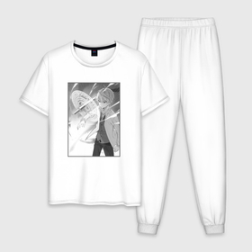 Мужская пижама хлопок с принтом Луг Туата Де арт   Ассасин аристократ , 100% хлопок | брюки и футболка прямого кроя, без карманов, на брюках мягкая резинка на поясе и по низу штанин
 | 