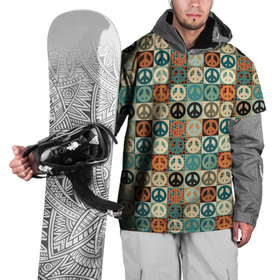 Накидка на куртку 3D с принтом Peace symbol pattern в Курске, 100% полиэстер |  | Тематика изображения на принте: 