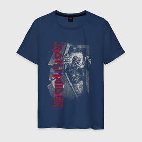 Мужская футболка хлопок с принтом Iron Maiden No prayer for the dying в Белгороде, 100% хлопок | прямой крой, круглый вырез горловины, длина до линии бедер, слегка спущенное плечо. | Тематика изображения на принте: 