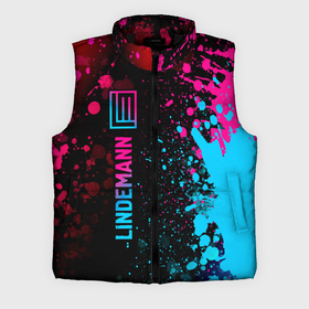 Мужской жилет утепленный 3D с принтом Lindemann   neon gradient: по вертикали в городе Новоалтайск,  |  | 