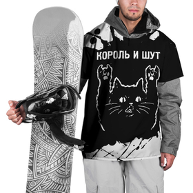 Накидка на куртку 3D с принтом Группа Король и Шут и рок кот в Курске, 100% полиэстер |  | Тематика изображения на принте: 