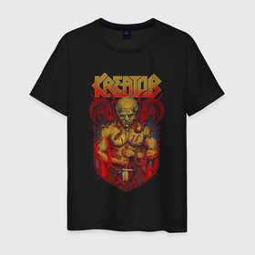 Мужская футболка хлопок с принтом Kreator  Zombie в Белгороде, 100% хлопок | прямой крой, круглый вырез горловины, длина до линии бедер, слегка спущенное плечо. | Тематика изображения на принте: 