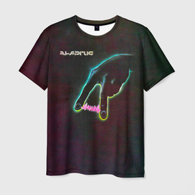 Мужская футболка 3D с принтом Энергия   Алиса в Петрозаводске, 100% полиэфир | прямой крой, круглый вырез горловины, длина до линии бедер | 