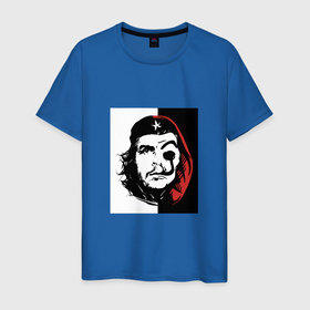 Мужская футболка хлопок с принтом Бумаждый дом   Че Гевара в Санкт-Петербурге, 100% хлопок | прямой крой, круглый вырез горловины, длина до линии бедер, слегка спущенное плечо. | 