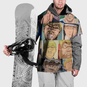 Накидка на куртку 3D с принтом Лицо ГТО в Тюмени, 100% полиэстер |  | 