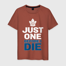 Мужская футболка хлопок с принтом Торонто нхл в Белгороде, 100% хлопок | прямой крой, круглый вырез горловины, длина до линии бедер, слегка спущенное плечо. | 