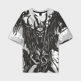 Мужская футболка OVERSIZE 3D с принтом Evil from the Darkness в Тюмени,  |  | 