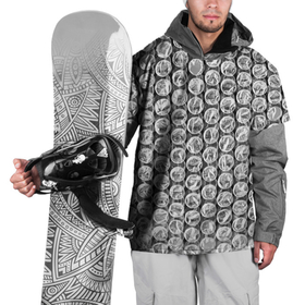 Накидка на куртку 3D с принтом Пупырка   текстура в Тюмени, 100% полиэстер |  | 