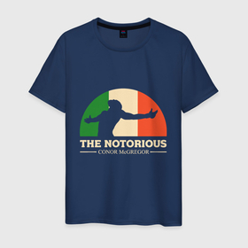 Мужская футболка хлопок с принтом The Notorious в Тюмени, 100% хлопок | прямой крой, круглый вырез горловины, длина до линии бедер, слегка спущенное плечо. | 