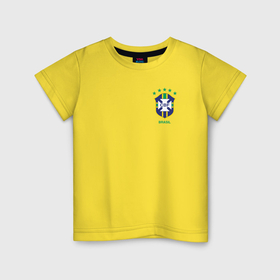 Детская футболка хлопок с принтом Пеле ретро форма в Курске, 100% хлопок | круглый вырез горловины, полуприлегающий силуэт, длина до линии бедер | 