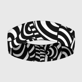 Повязка на голову 3D с принтом Абстрактный гипнотический узор в Екатеринбурге,  |  | 