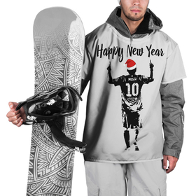 Накидка на куртку 3D с принтом Лионель Месси   happy new year , 100% полиэстер |  | Тематика изображения на принте: 