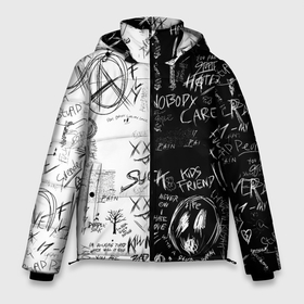 Мужская зимняя куртка 3D с принтом Dead inside mood ZXC в Екатеринбурге, верх — 100% полиэстер; подкладка — 100% полиэстер; утеплитель — 100% полиэстер | длина ниже бедра, свободный силуэт Оверсайз. Есть воротник-стойка, отстегивающийся капюшон и ветрозащитная планка. 

Боковые карманы с листочкой на кнопках и внутренний карман на молнии. | 