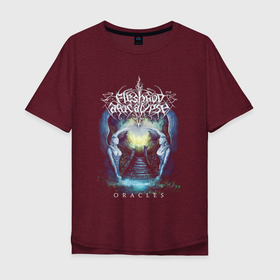 Мужская футболка хлопок Oversize с принтом Fleshgod Apocalypse Oracles в Белгороде, 100% хлопок | свободный крой, круглый ворот, “спинка” длиннее передней части | 