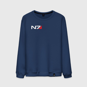 Мужской свитшот хлопок с принтом Логотип N7 в Екатеринбурге, 100% хлопок |  | 