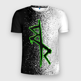 Мужская футболка 3D Slim с принтом Нетраннеры: Логотип в Петрозаводске, 100% полиэстер с улучшенными характеристиками | приталенный силуэт, круглая горловина, широкие плечи, сужается к линии бедра | 
