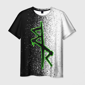 Мужская футболка 3D с принтом Нетраннеры: Логотип в Кировске, 100% полиэфир | прямой крой, круглый вырез горловины, длина до линии бедер | 