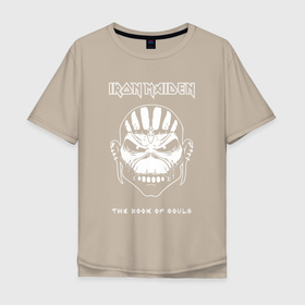 Мужская футболка хлопок Oversize с принтом Iron Maiden  Book of Souls в Екатеринбурге, 100% хлопок | свободный крой, круглый ворот, “спинка” длиннее передней части | Тематика изображения на принте: 