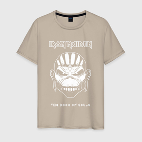 Мужская футболка хлопок с принтом Iron Maiden  Book of Souls , 100% хлопок | прямой крой, круглый вырез горловины, длина до линии бедер, слегка спущенное плечо. | 