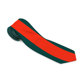 Галстук 3D с принтом Полосы триколор красный зеленый в Тюмени, 100% полиэстер | Длина 148 см; Плотность 150-180 г/м2 | Тематика изображения на принте: 