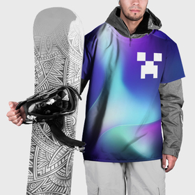 Накидка на куртку 3D с принтом Minecraft northern cold в Петрозаводске, 100% полиэстер |  | 