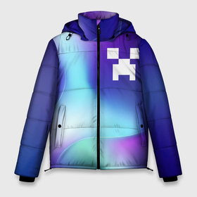 Мужская зимняя куртка 3D с принтом Minecraft northern cold в Петрозаводске, верх — 100% полиэстер; подкладка — 100% полиэстер; утеплитель — 100% полиэстер | длина ниже бедра, свободный силуэт Оверсайз. Есть воротник-стойка, отстегивающийся капюшон и ветрозащитная планка. 

Боковые карманы с листочкой на кнопках и внутренний карман на молнии. | 